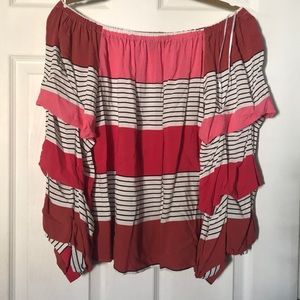 Tri-Color Blouse